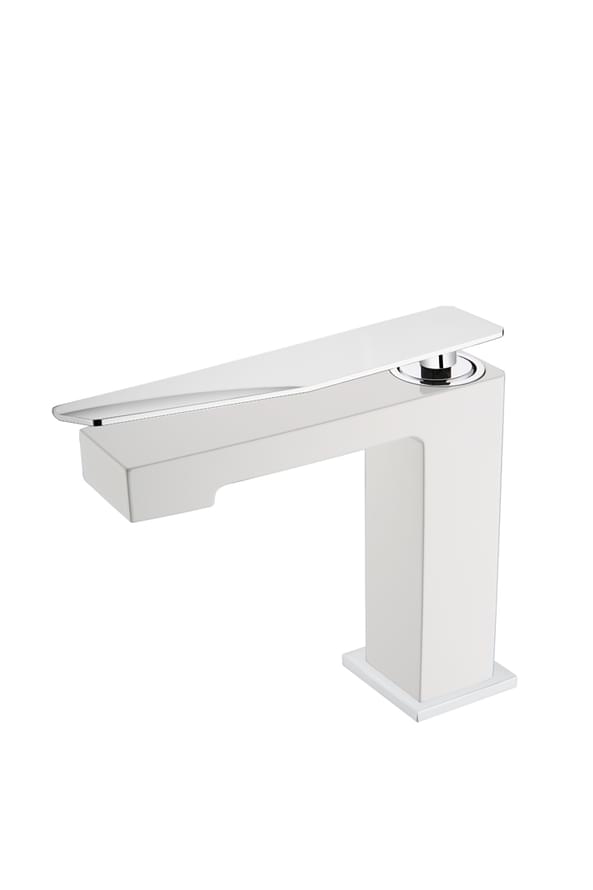 Плитка Boheme Q Смеситель Q 2 для раковины белый/хром  поверхность глянец