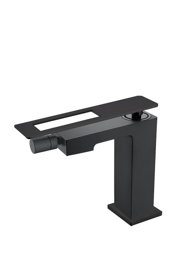 Плитка Boheme Q Смеситель Q для биде черный матовый  поверхность матовая