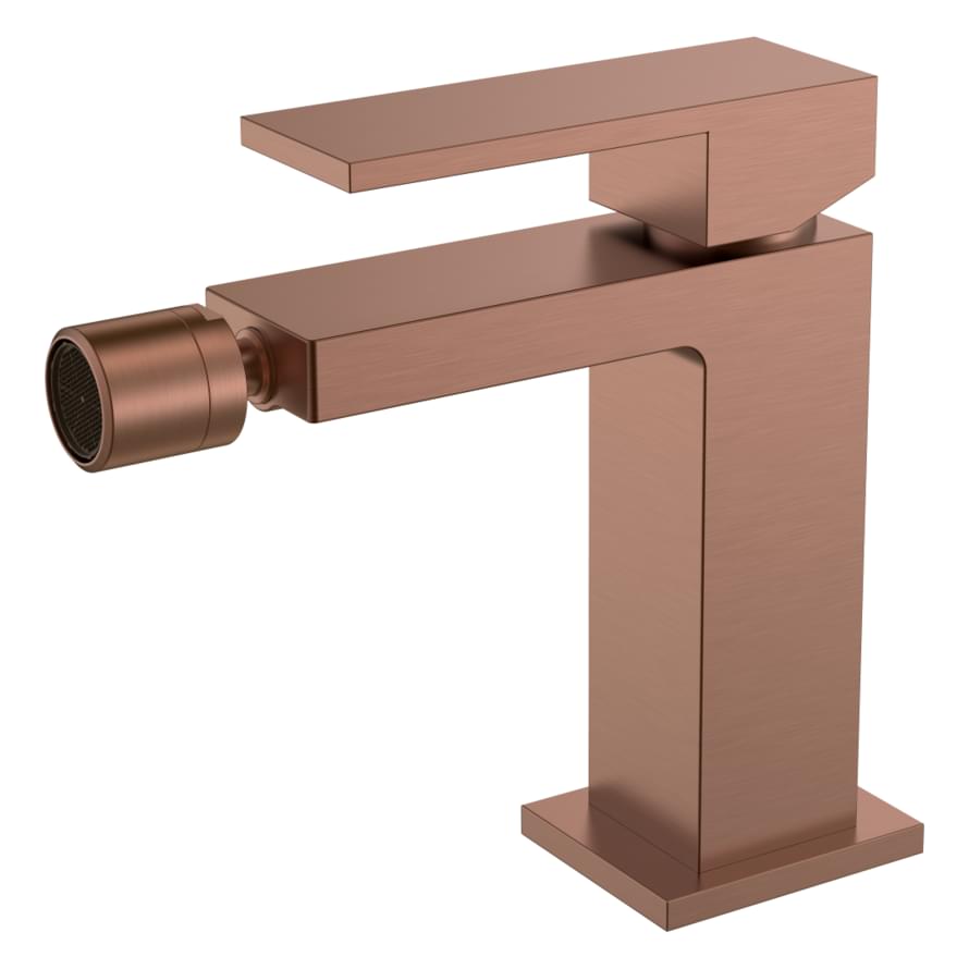 Плитка Boheme Qubic Смеситель QUBIC для биде бронза брашированная  поверхность брашированная