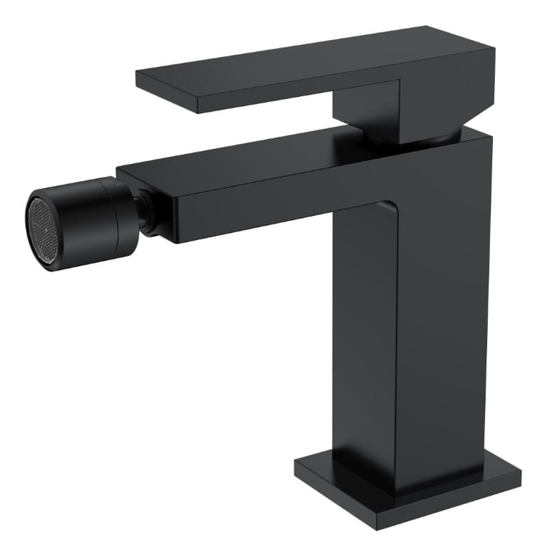 Плитка Boheme Qubic Смеситель QUBIC для биде черный матовый  поверхность матовая