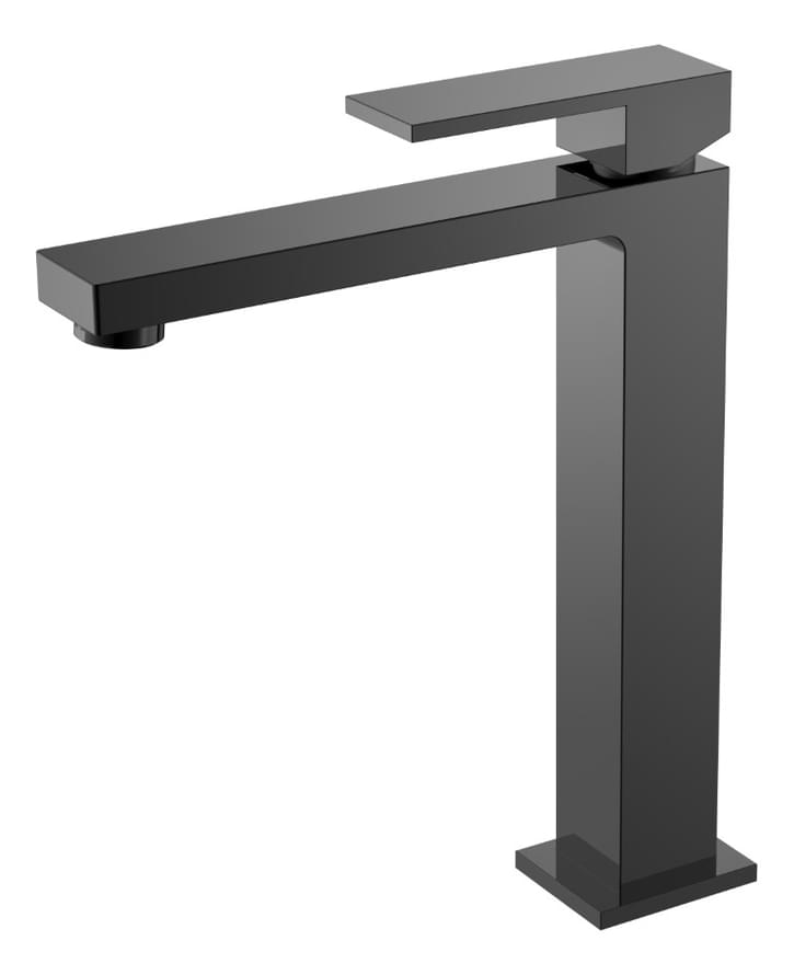 Плитка Boheme Qubic Смеситель QUBIC для раковины высокий оружейная сталь  поверхность глянец