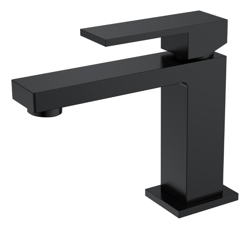 Плитка Boheme Qubic Смеситель QUBIC для раковины черный матовый  поверхность матовая