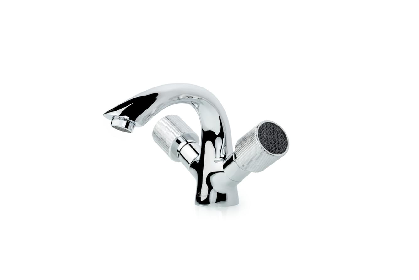 Плитка Boheme Royal Смеситель ROYAL CRISTAL BLACK для раковины хром/черный  поверхность глянец