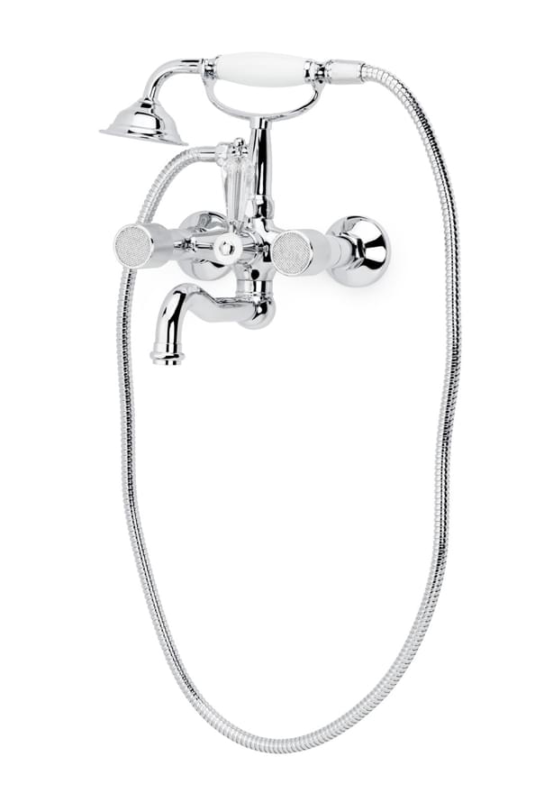 Плитка Boheme Royal Смеситель ROYAL CRISTAL для ванны хром  поверхность глянец