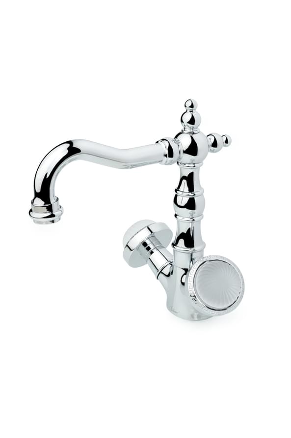 Плитка Boheme Satine Смеситель SATINE для раковины высокий хром  поверхность глянец