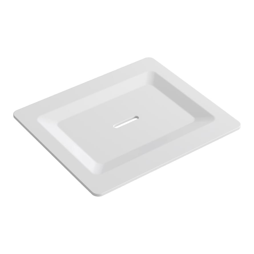 Плитка Boheme Space Мыльница для полки SPACE белый матовый  поверхность матовая