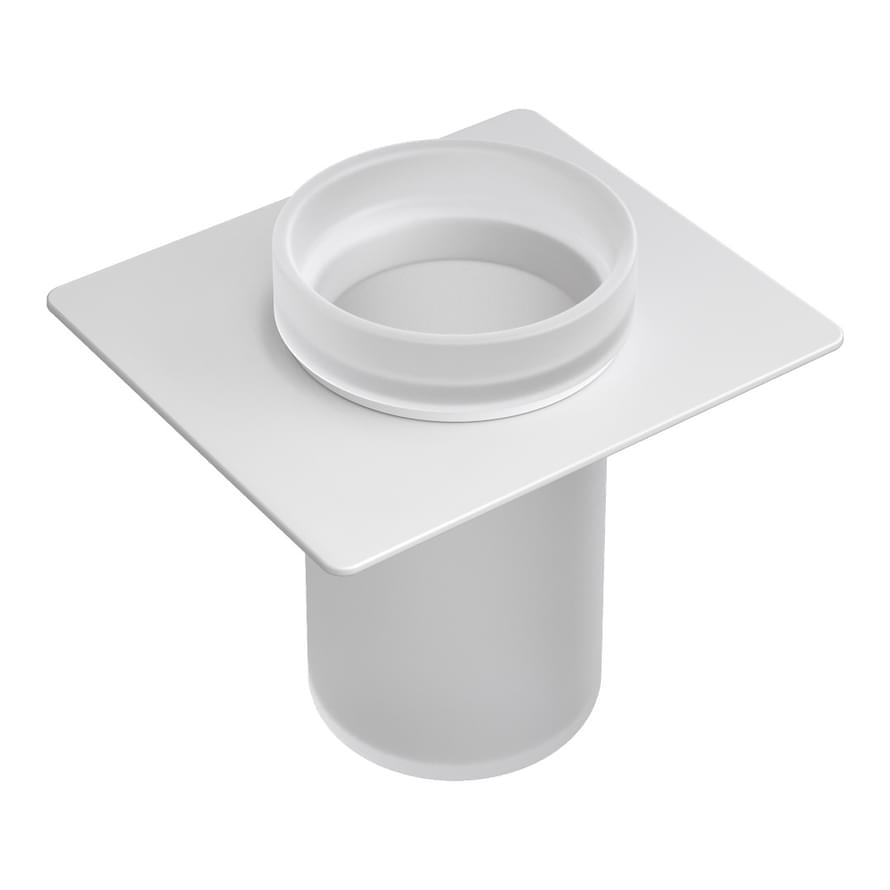 Плитка Boheme Space Стакан для полки SPACE белый матовый  поверхность матовая