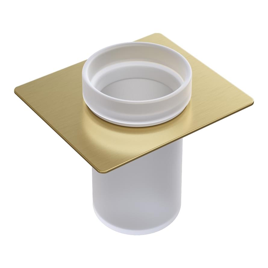 Плитка Boheme Space Стакан для полки SPACE золото брашированное  поверхность брашированная