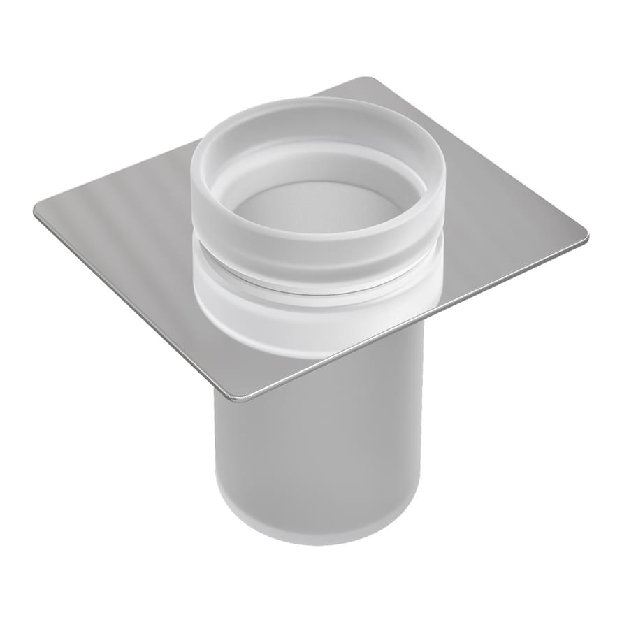 Плитка Boheme Space Стакан для полки SPACE хром  поверхность глянец