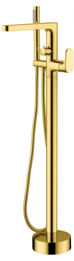 Плитка Boheme Spectre Смеситель SPECTRE для ванны напольный с лейкой золото  поверхность глянец