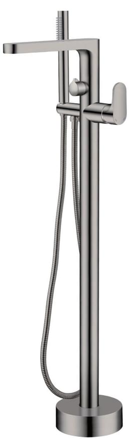 Плитка Boheme Spectre Смеситель SPECTRE для ванны напольный с лейкой оружейная сталь  поверхность брашированная