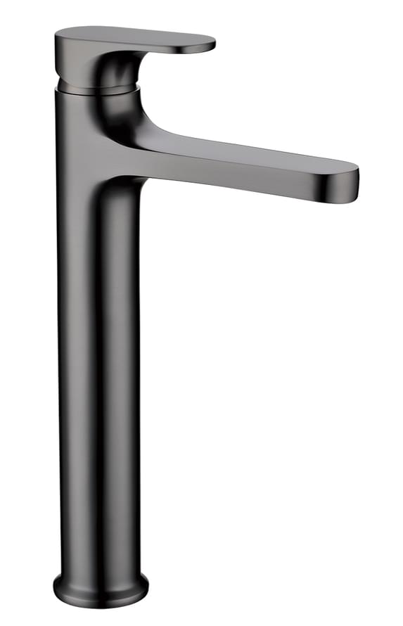 Плитка Boheme Spectre Смеситель SPECTRE для раковины высокий оружейная сталь  поверхность брашированная