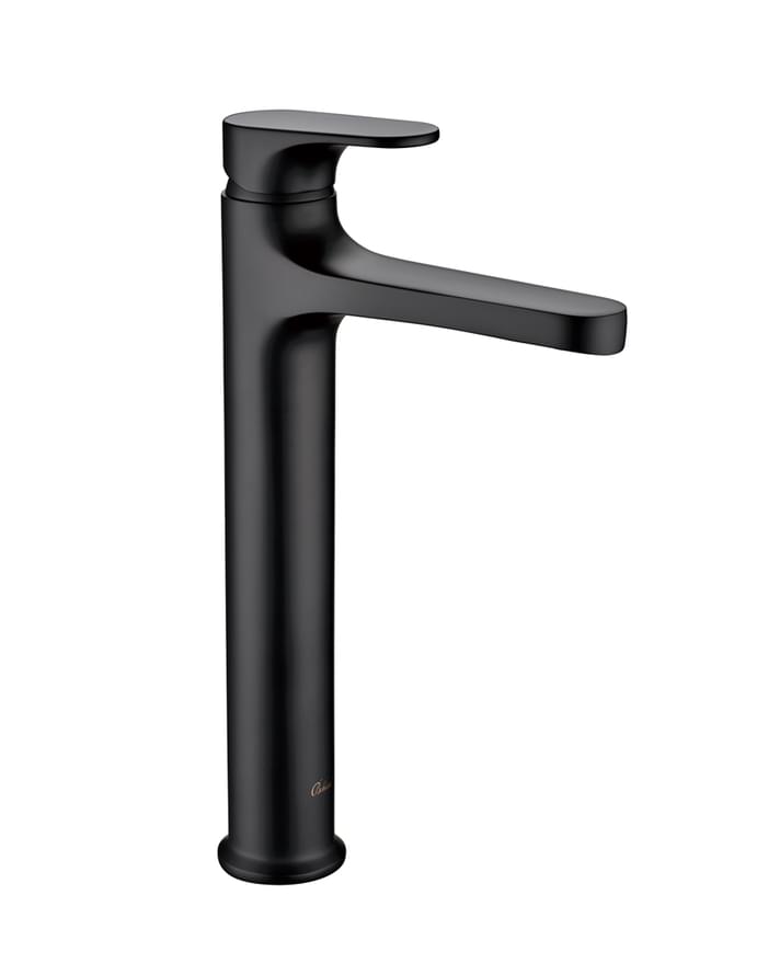 Плитка Boheme Spectre Смеситель SPECTRE для раковины высокий черный матовый  поверхность матовая
