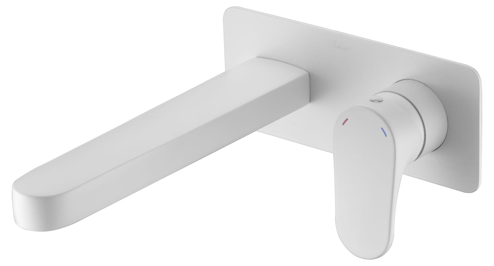 Плитка Boheme Spectre Смеситель SPECTRE для раковины настенный с внутренней частью белый матовый  поверхность матовая