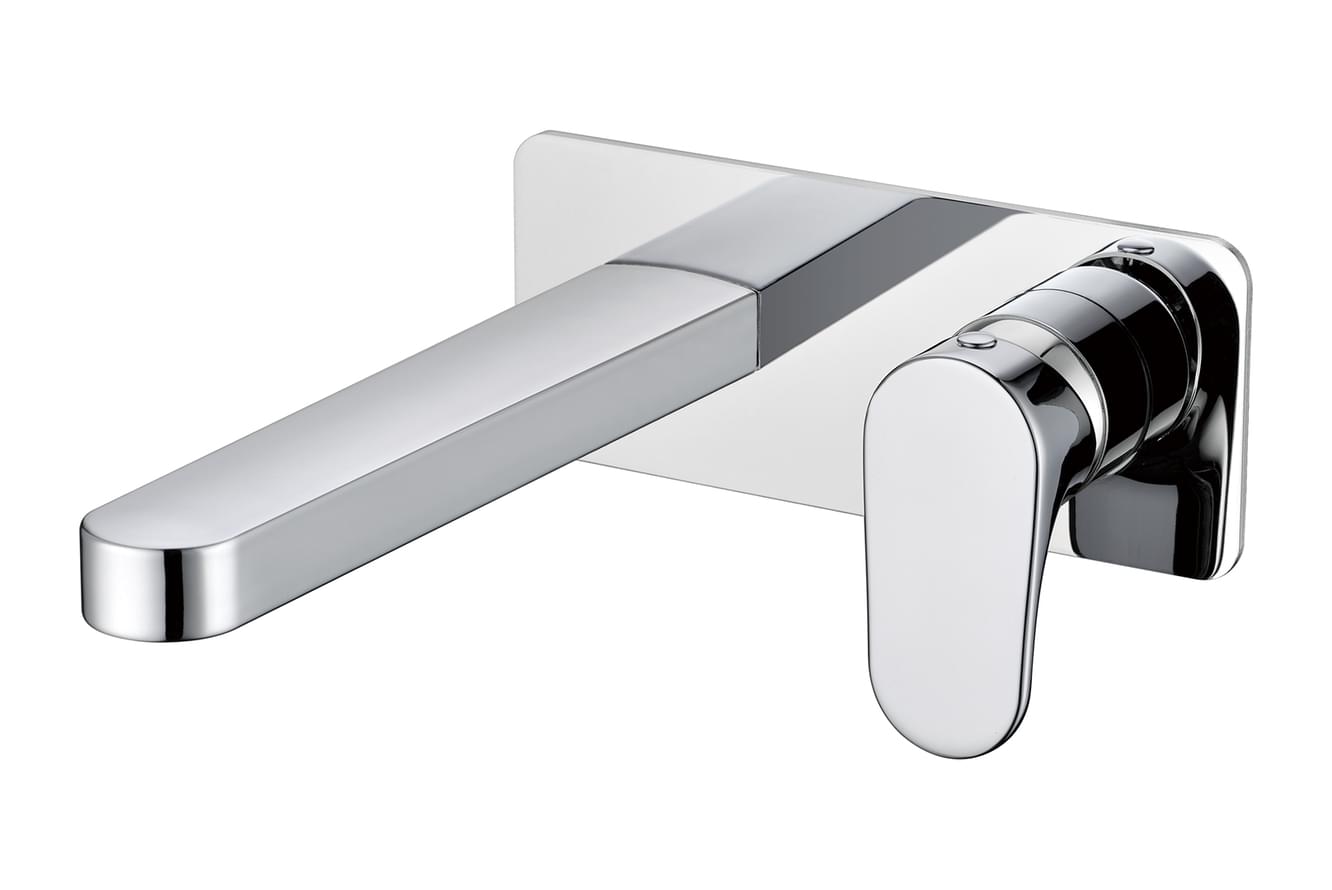 Плитка Boheme Spectre Смеситель SPECTRE для раковины настенный с внутренней частью хром  поверхность глянец