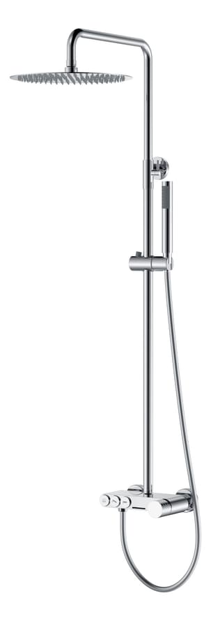 Плитка Boheme Stick Душевая система STICK DIAMOND со смесителем хром  поверхность глянец