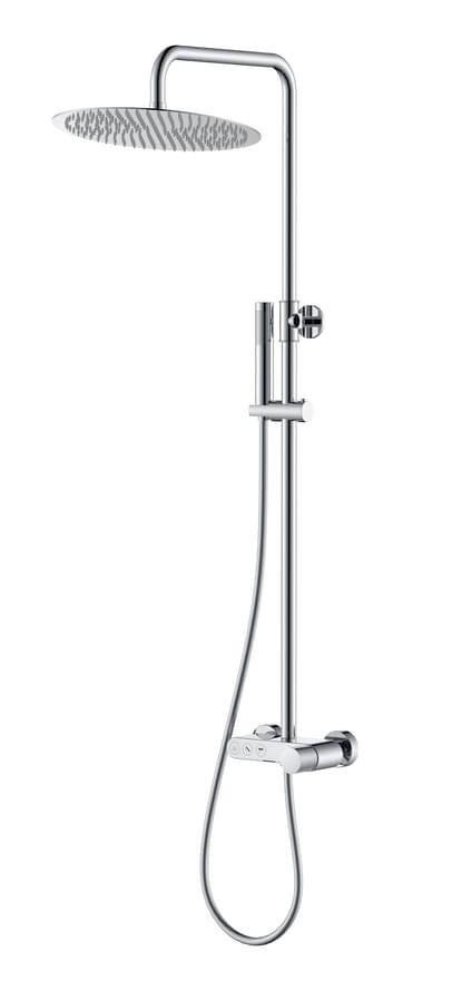 Плитка Boheme Stick Душевая система STICK TOUCH со смесителем хром  поверхность глянец