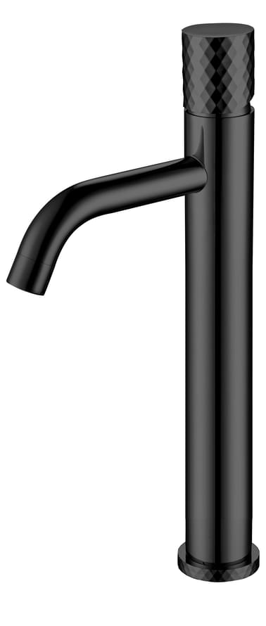 Плитка Boheme Stick Смеситель STICK DIAMOND для раковины высокий черный матовый  поверхность матовая