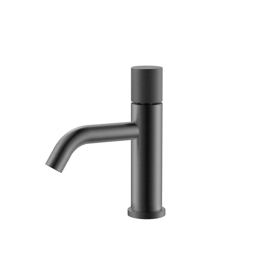 Плитка Boheme Stick Смеситель STICK SPIRALE для раковины оружейная сталь брашированная  поверхность брашированная