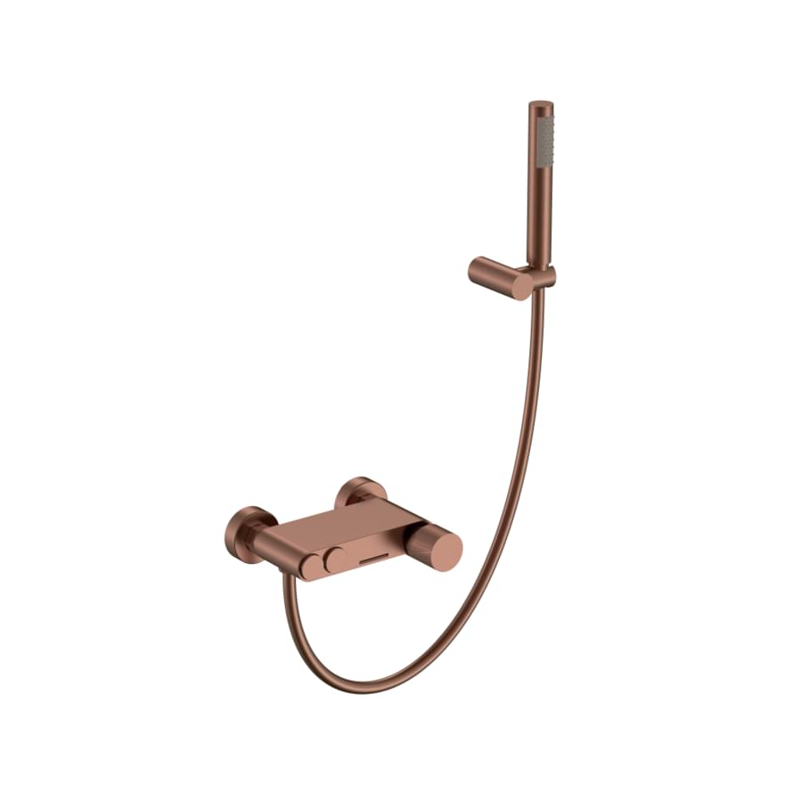 Плитка Boheme Stick Смеситель STICK TOUCH для ванны с лейкой бронза  поверхность брашированная