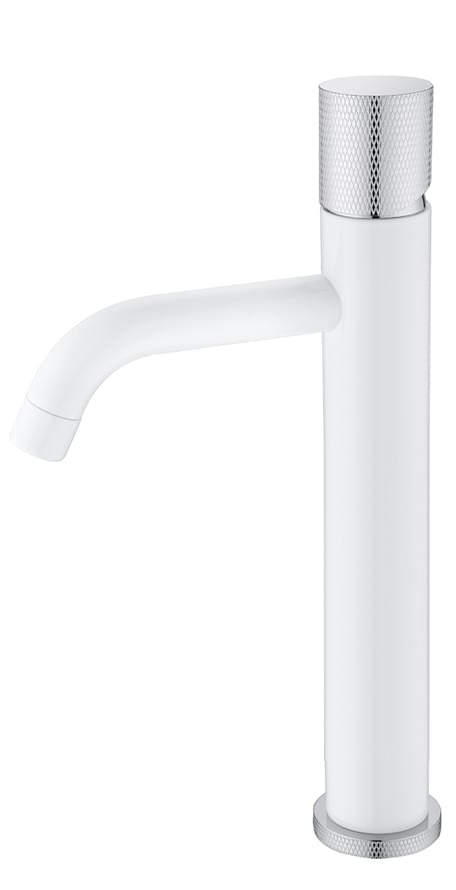 Плитка Boheme Stick Смеситель STICK TOUCH для раковины высокий белый/хром  поверхность глянец