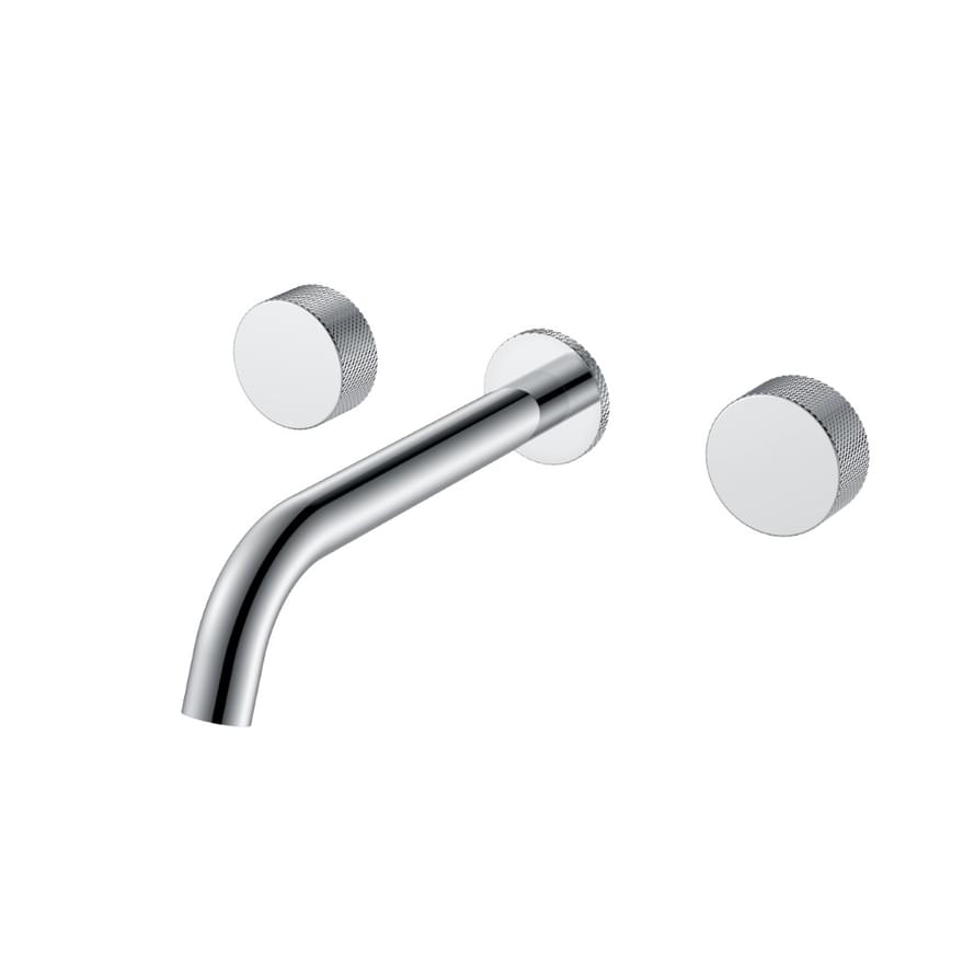 Плитка Boheme Stick Смеситель STICK TOUCH для раковины настенный на 3 отверстия с внутренней частью хром  поверхность глянец