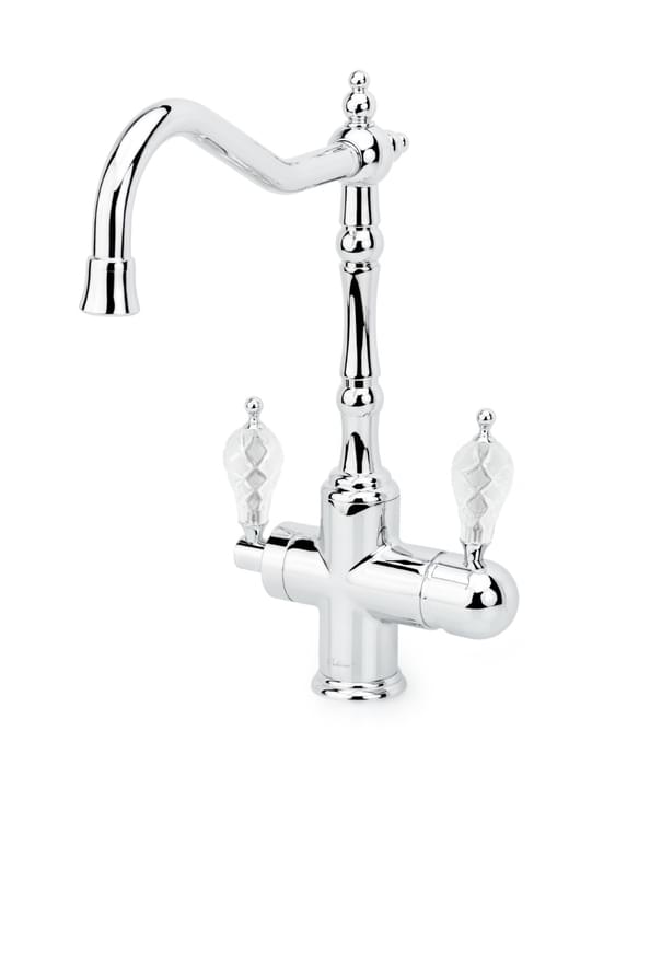 Плитка Boheme Tradizionale Смеситель TRADIZIONALE CRYSTAL двухрычажный для кухни хром  поверхность глянец