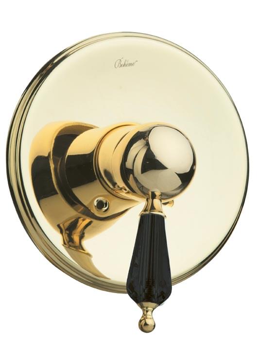 Плитка Boheme Tradizionale Смеситель TRADIZIONALE для душа встроенный золото/черный  поверхность глянец