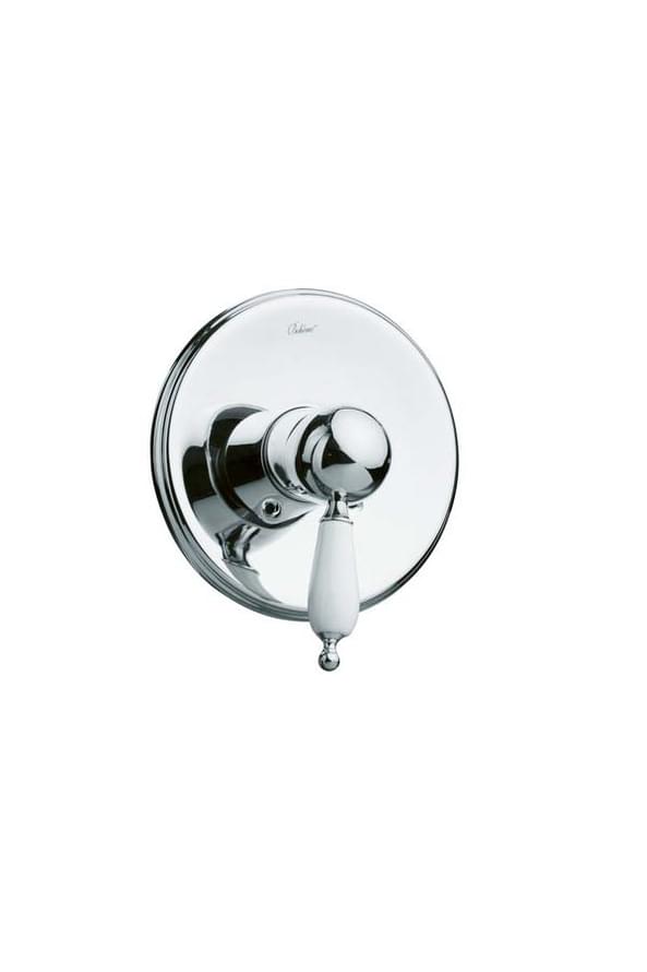 Плитка Boheme Tradizionale Смеситель TRADIZIONALE для душа встроенный с керамической ручкой хром/белый  поверхность глянец