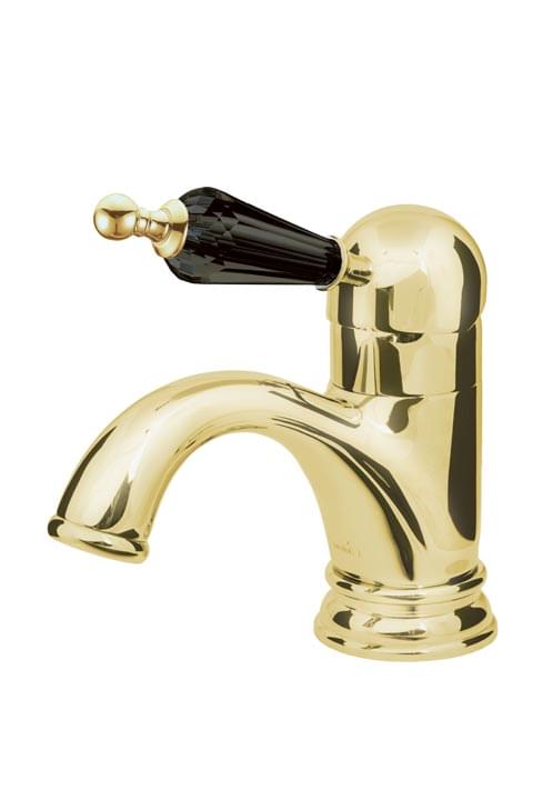 Плитка Boheme Tradizionale Смеситель TRADIZIONALE для раковины золото/черный  поверхность глянец