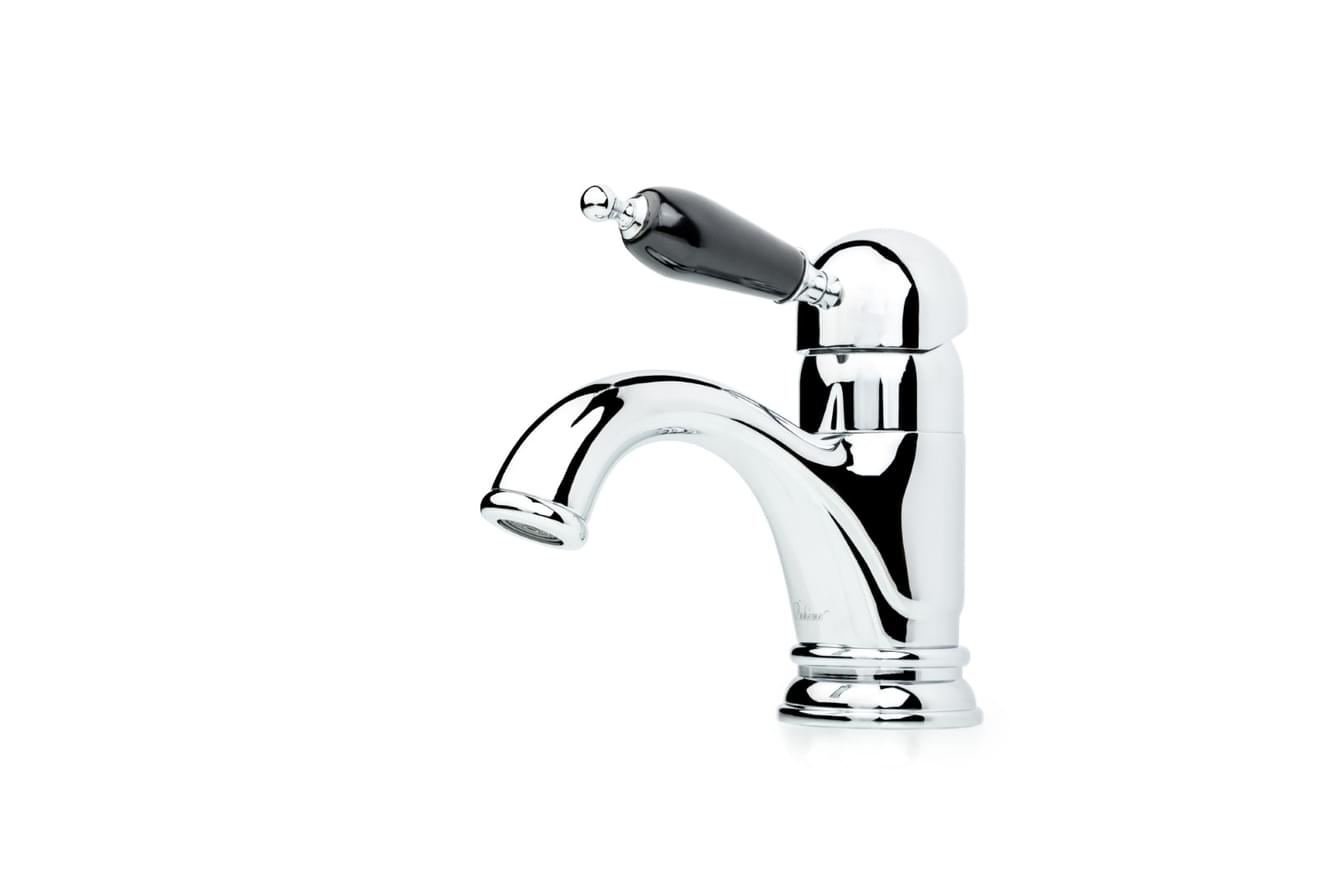 Плитка Boheme Tradizionale Смеситель TRADIZIONALE для раковины с керамической ручкой хром/черный  поверхность глянец