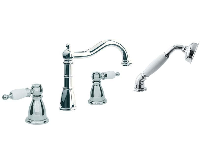 Плитка Boheme Tradizionale Смеситель TRADIZIONALE на борт ванны хром  поверхность глянец