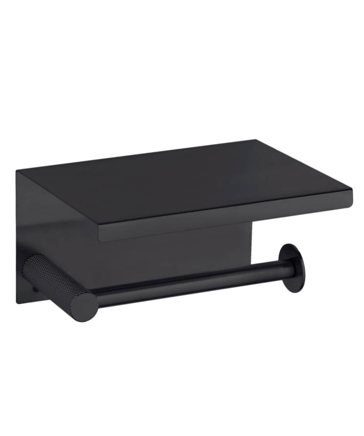 Плитка Boheme Uno Держатель UNO для т/б с полкой оружейная сталь брашированная  поверхность брашированная