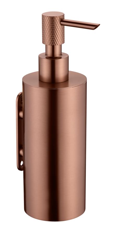 Плитка Boheme Uno Дозатор UNO для жидкого мыла настенный бронза  поверхность брашированная