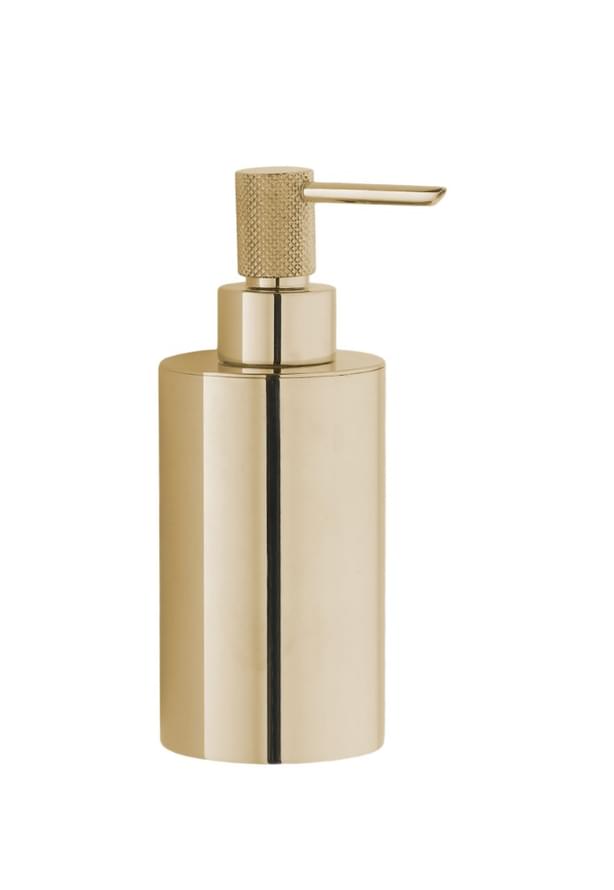 Плитка Boheme Uno Дозатор UNO для жидкого мыла настольный золото  поверхность глянец