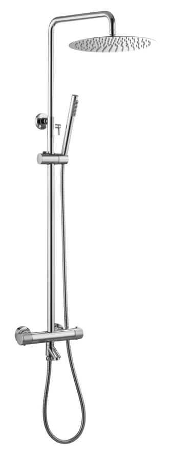 Плитка Boheme Uno Душевая система UNO с термостатом хром  поверхность глянец