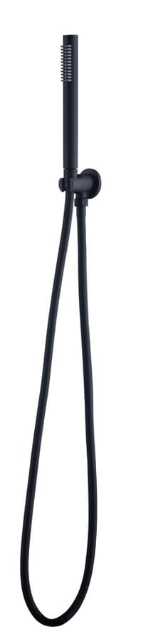 Плитка Boheme Uno Душевой комплект UNO лейка с держателем и шлангом черный матовый  поверхность матовая
