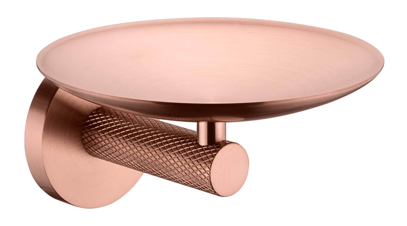 Плитка Boheme Uno Мыльница UNO настенная медь  поверхность брашированная