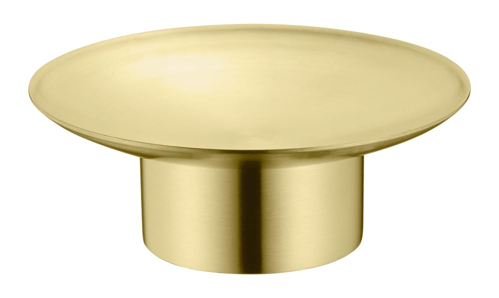 Плитка Boheme Uno Мыльница UNO настольная золото брашированное  поверхность брашированная