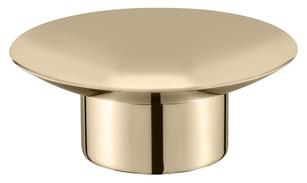 Плитка Boheme Uno Мыльница UNO настольная золото  поверхность глянец