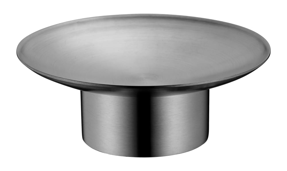 Плитка Boheme Uno Мыльница UNO настольная оружейная сталь брашированная  поверхность брашированная