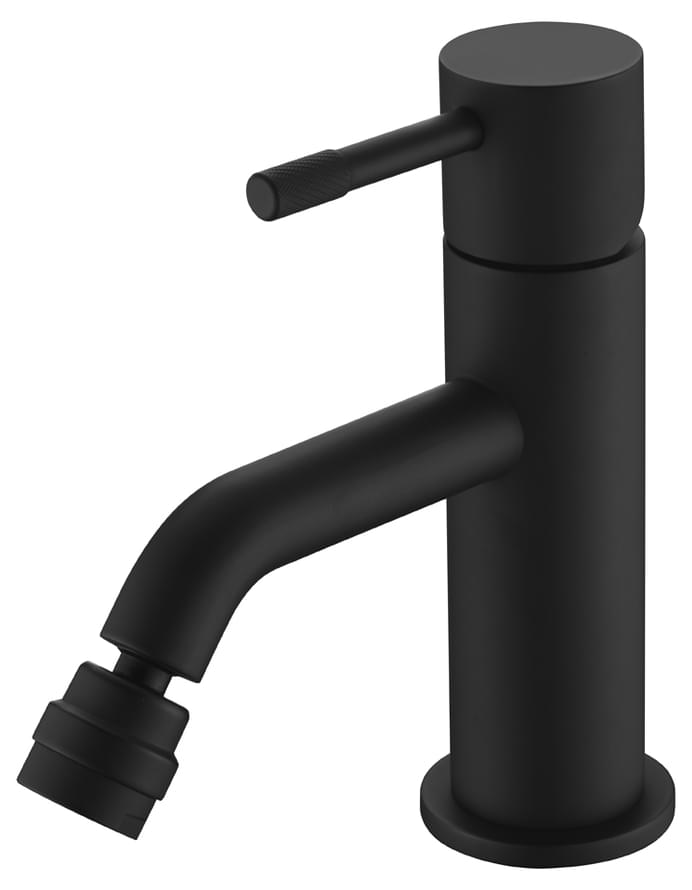 Плитка Boheme Uno Смеситель UNO для биде черный матовый  поверхность матовая