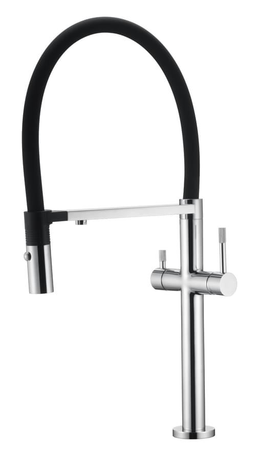 Плитка Boheme Uno Смеситель UNO для кухни c краном для питьевой воды хром  поверхность глянец