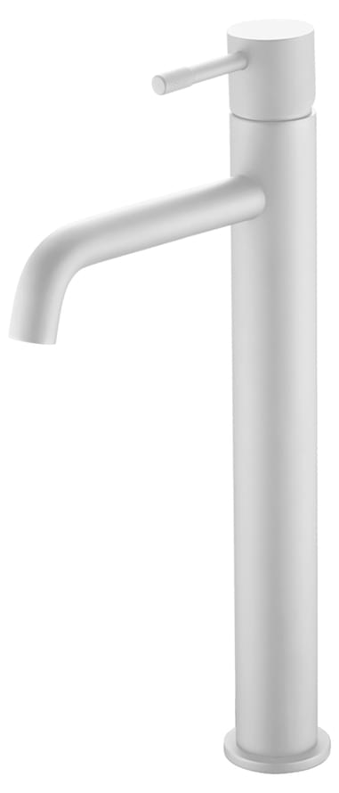 Плитка Boheme Uno Смеситель UNO для раковины высокий белый  поверхность матовая
