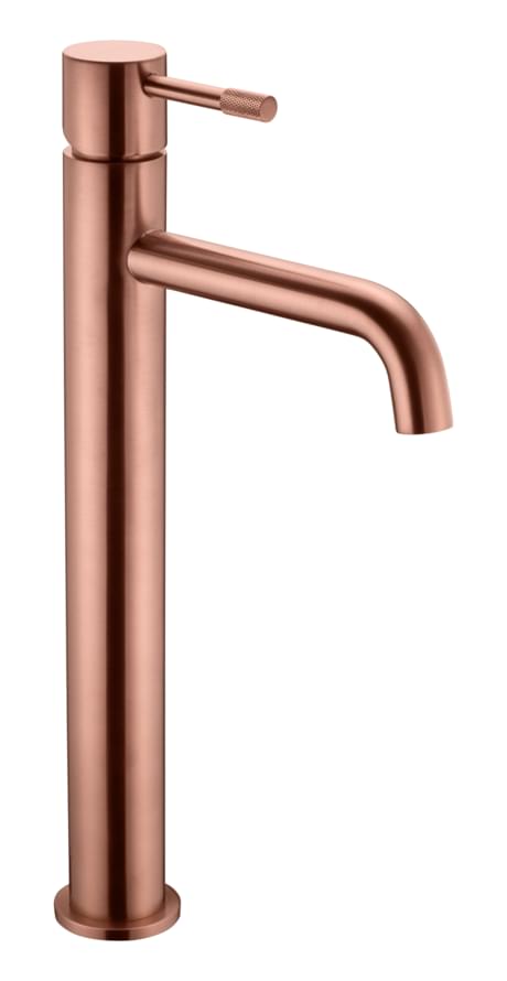 Плитка Boheme Uno Смеситель UNO для раковины высокий медь  поверхность брашированная