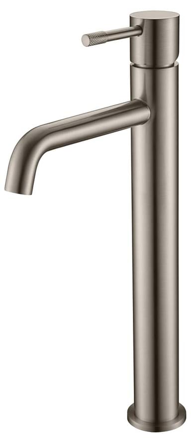 Плитка Boheme Uno Смеситель UNO для раковины высокий никель  поверхность брашированная