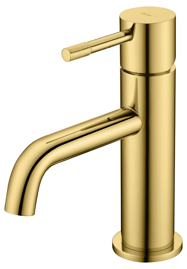 Плитка Boheme Uno Смеситель UNO для раковины золото  поверхность глянец
