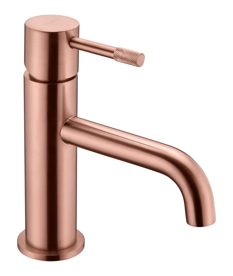 Плитка Boheme Uno Смеситель UNO для раковины медь  поверхность брашированная