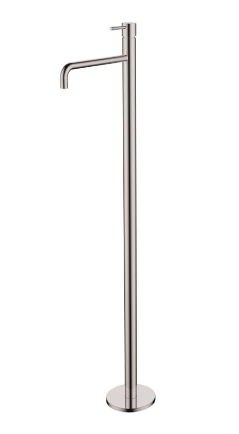 Плитка Boheme Uno Смеситель UNO для раковины напольный никель  поверхность брашированная