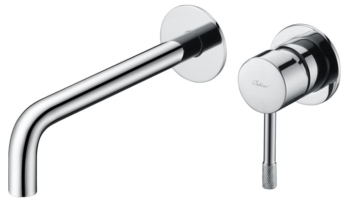 Плитка Boheme Uno Смеситель UNO для раковины настенный с внутренней частью хром  поверхность глянец